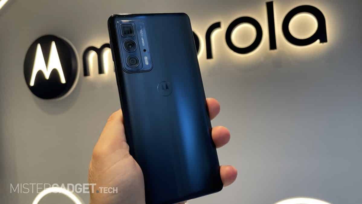 Il retro di Motorola Edge 20 Pro