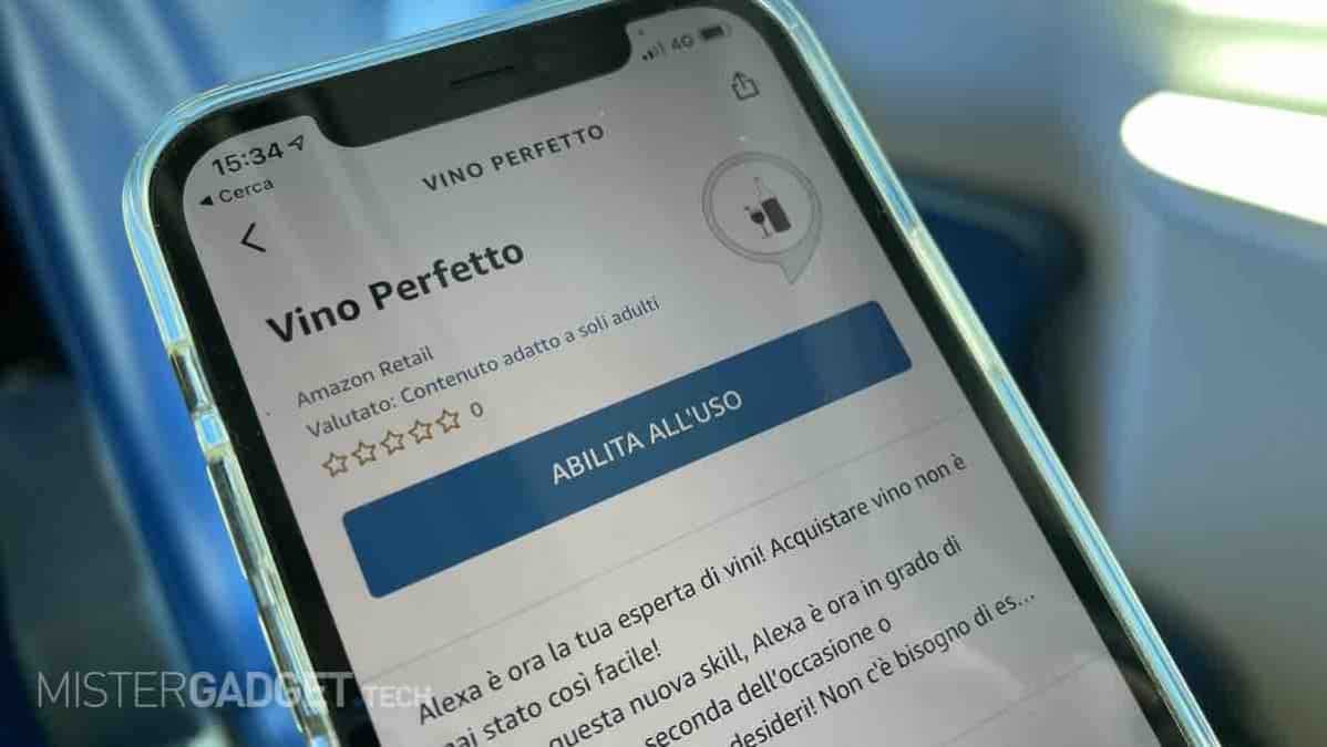 skill smart speaker alexa vino perfetto sommelier digitale