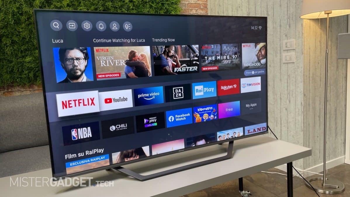 recensione Smart TV Hisense A7 UHD 4K 55"