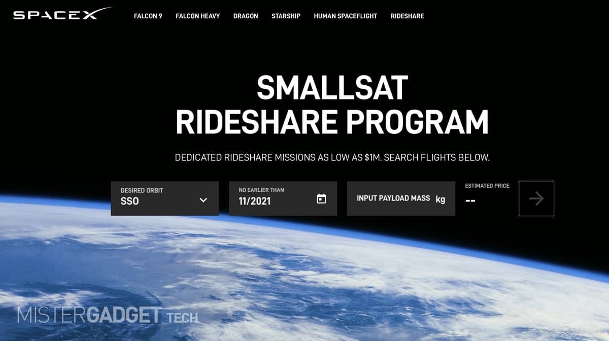 SpaceX RideShare Program