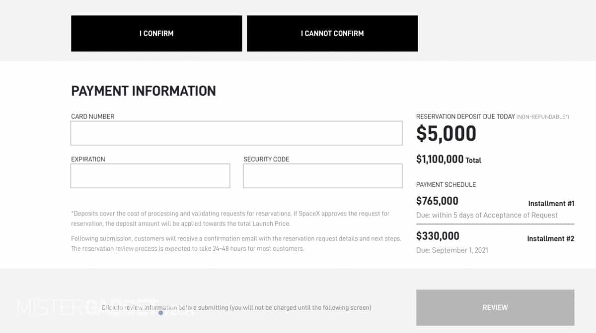 SpaceX RideShare Program