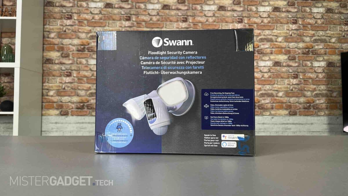 Swann Floodlight-videocamera di sicurezza per esterni -mistergadget-tech