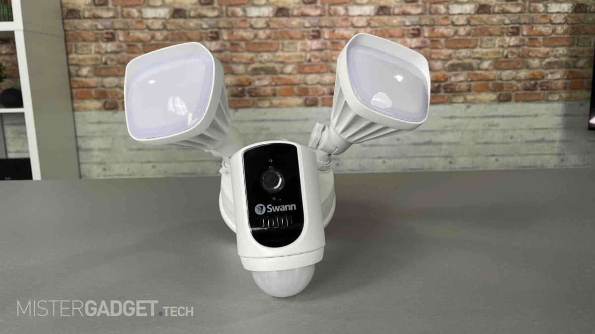 Swann Floodlight-videocamera di sicurezza per esterni -mistergadget-tech