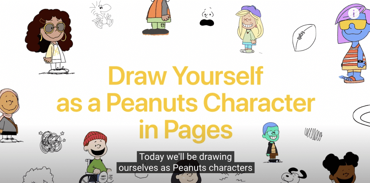 Today at Apple disegnati come i personaggi peanuts MisterGadget Tech