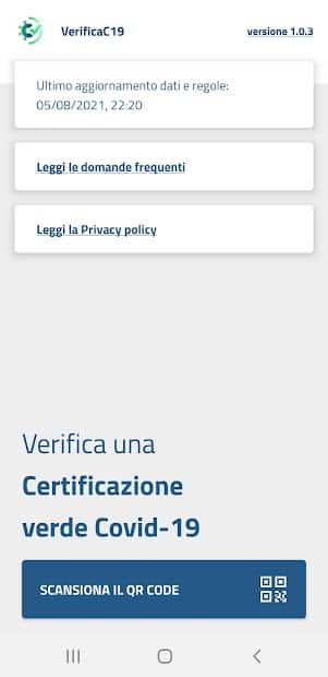 Come verificare il Green pass con l'applicazione VerificaC19 su smartphone Android e iOS