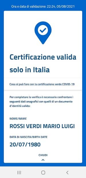 Come verificare il Green pass con l'applicazione VerificaC19 su smartphone Android e iOS