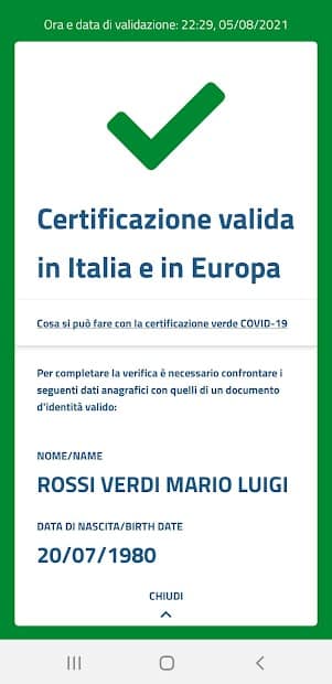 Come verificare il Green pass con l'applicazione VerificaC19 su smartphone Android e iOS