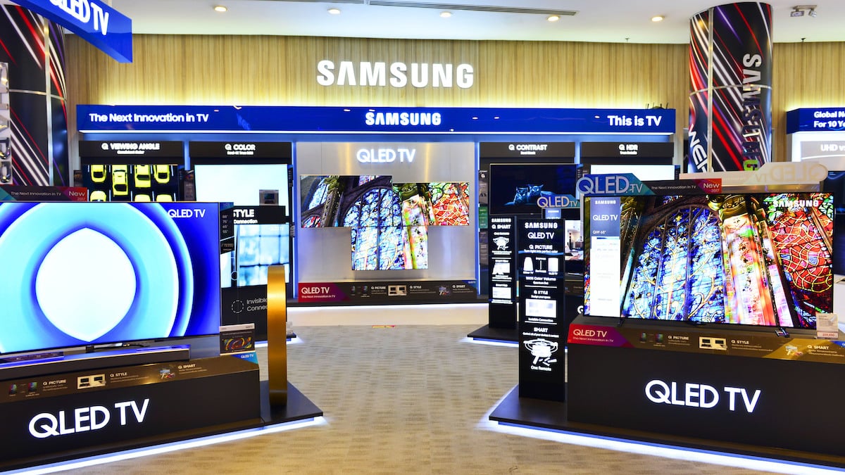 Samsung blocco televisori rubati