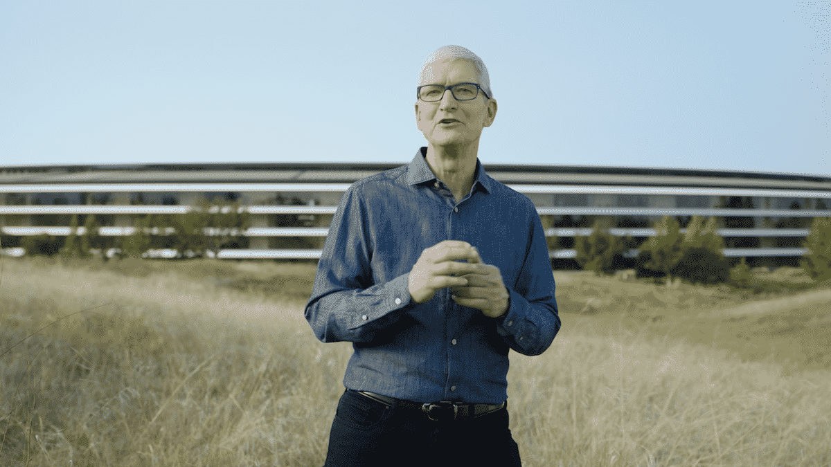 Tim Cook Apple keynote