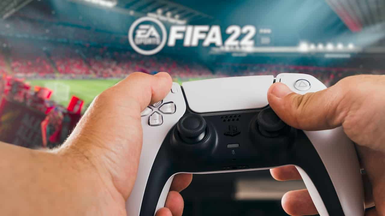 la schermata di FIFA 22, forse Fifa 23 cambierà nome