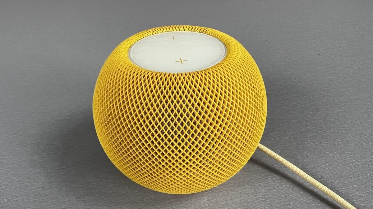 Homepod mini giallo