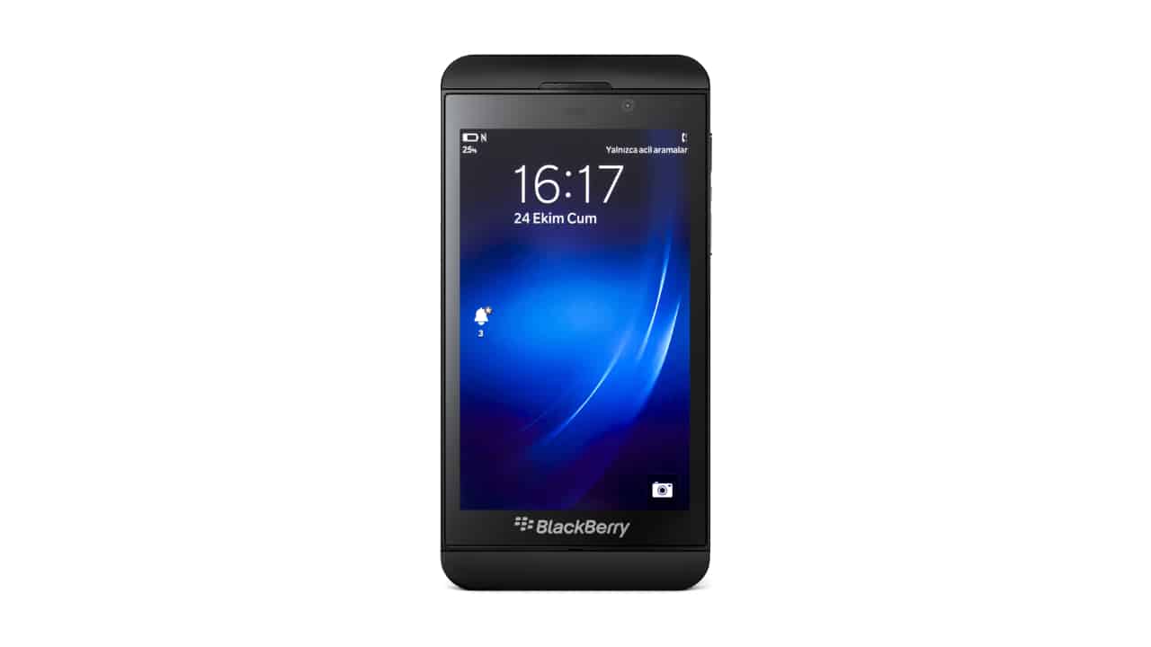 Immagine frontale Blackberry Z10