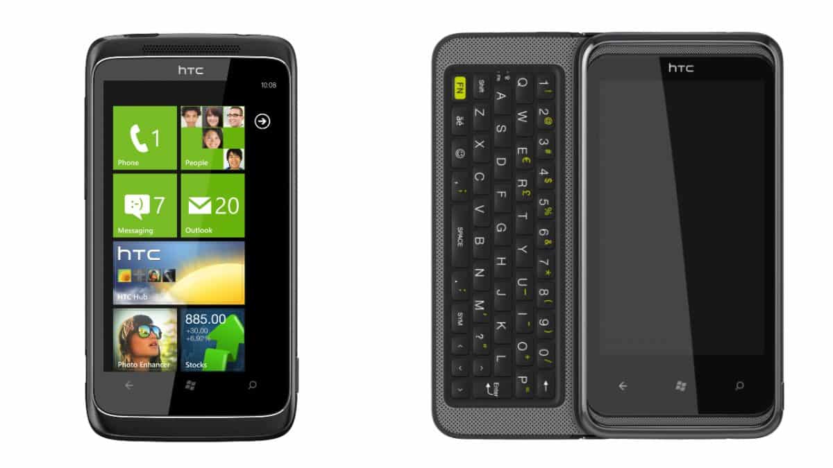 HTC Pro 7 diverse angolazioni