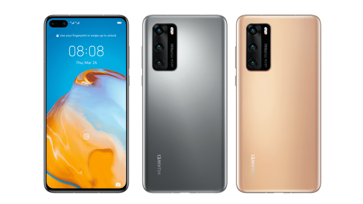 Huawei P40 fronte retro