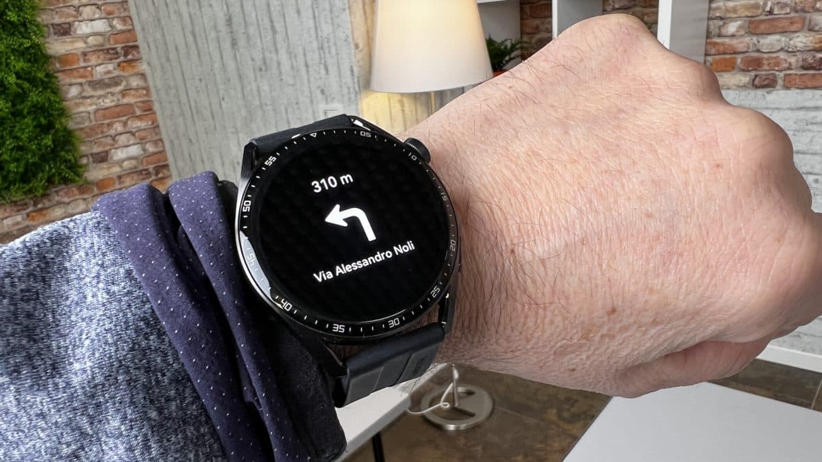 Navigazione petali Maps huawei watch GT 3