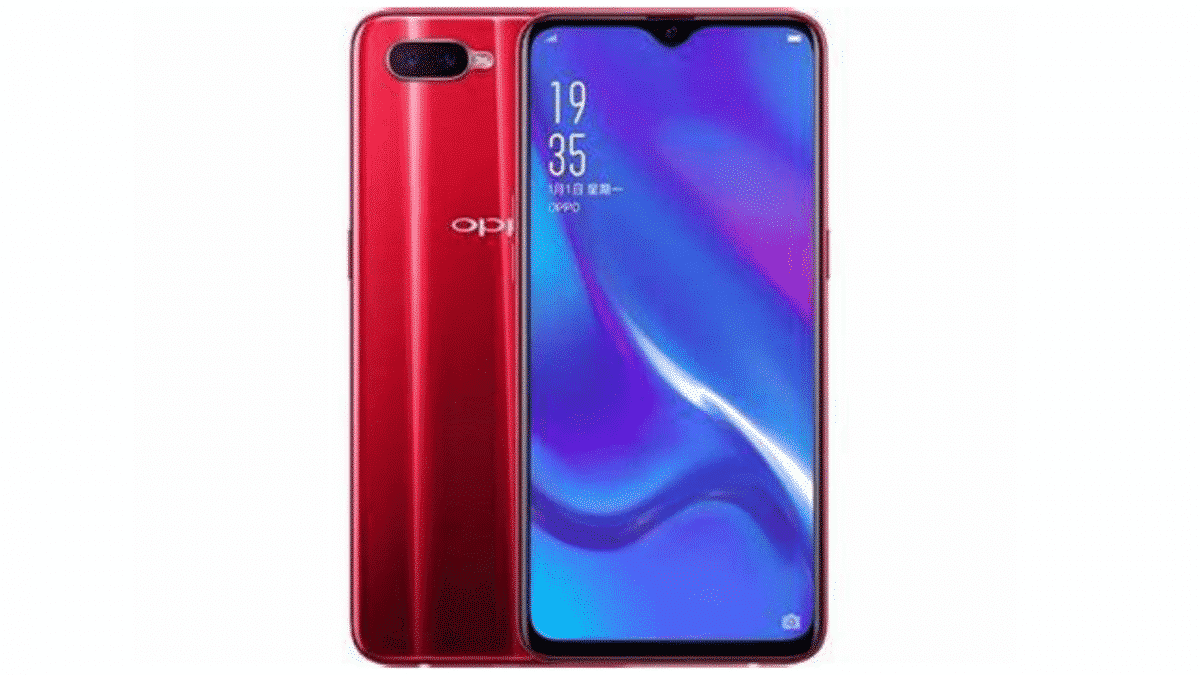 OPPO AX7 rosso