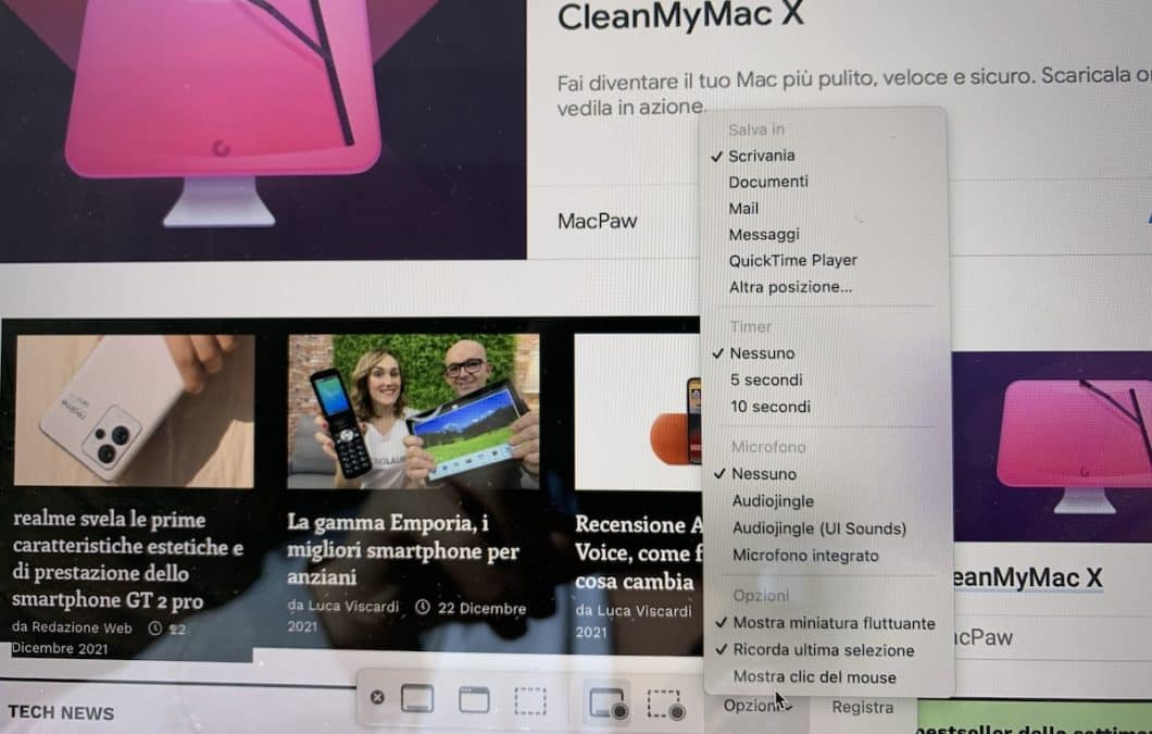 Come fare uno screenshot su un Mac e sfruttare le scorciatoie da tastiera