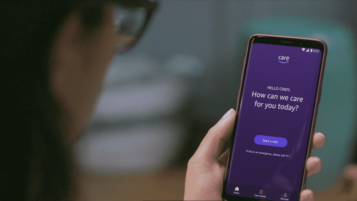 Amazon Care schermata app