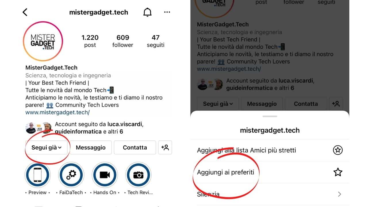 nuovi feed instagram  preferiti mistergadget.tech
