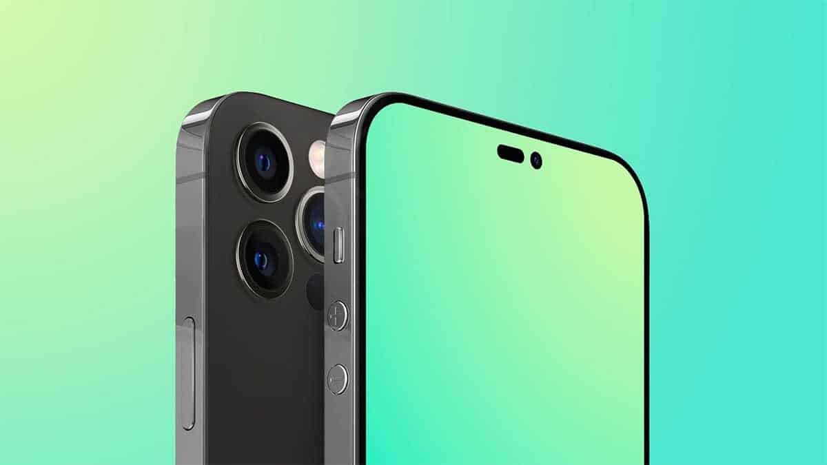 iPhone 14 display senza notch