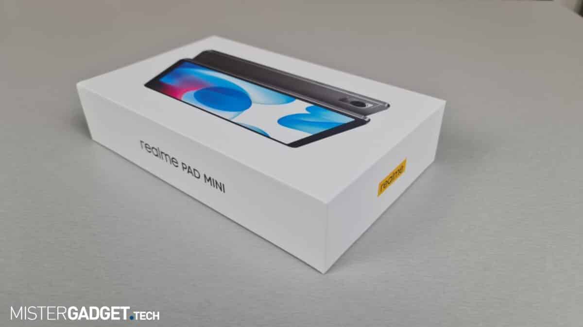 recensione realme pad mini packaging