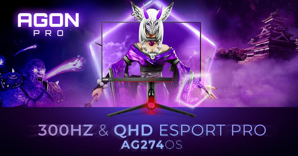 AGON PRO AG274QS - Un monitor da gaming QHD e 300 Hz davvero super