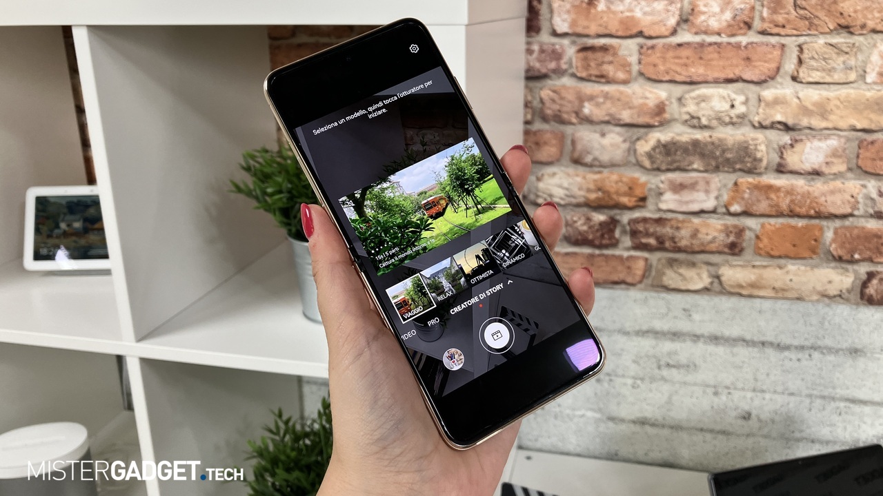 Huawei P50 Pocket MisterGadget.tech recensione fotocamera video storie
