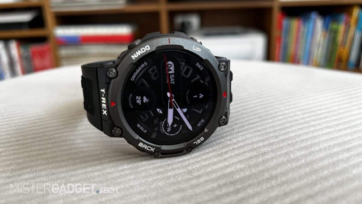 Amazfit T-Rex 2: il quadrante