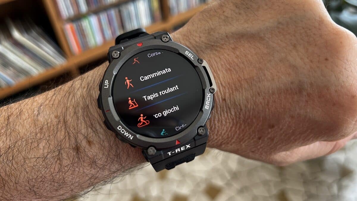 Recensione Amazfit T-Rex 2: alcune delle attività che si possono tracciare