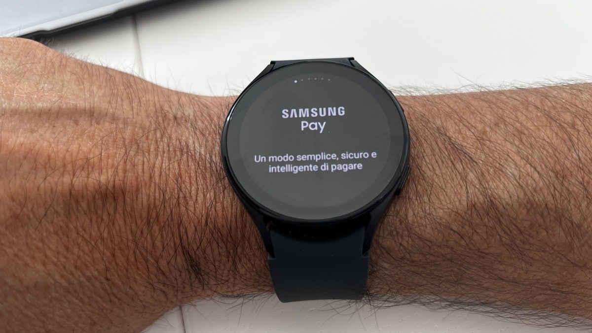 Recensione Samsung Galaxy Watch 5: samsung pay