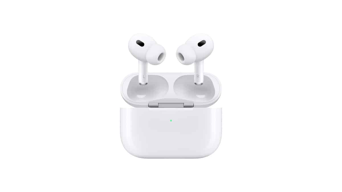 AirPods Pro 2 di colore bianco