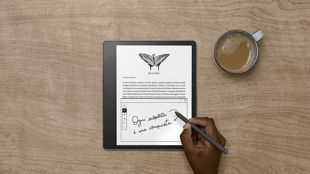 Amazon Kindle Scribe prendere appunti