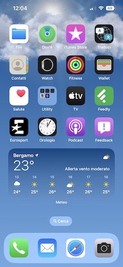 Come usare i Widget iOS 16