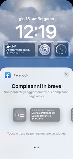 Come usare i Widget iOS 16