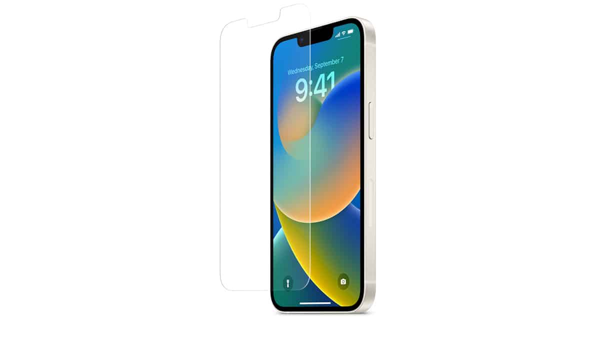 Vetro temperato su iPhone 14