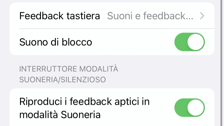 impostare feedback aptico tastiera iphone mistergadget.tech