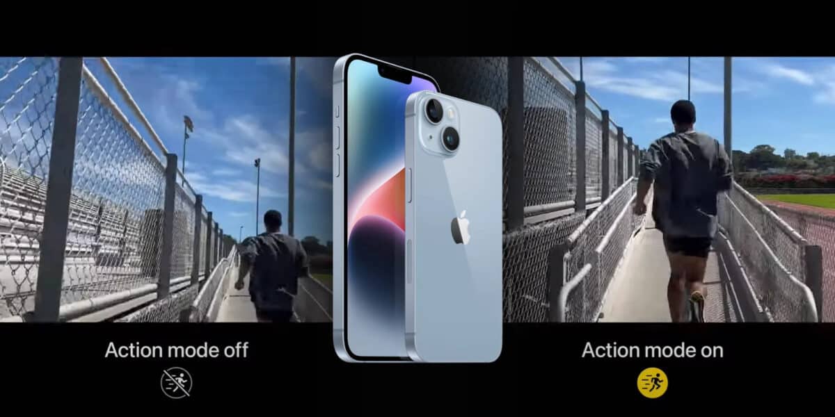 Modalità azione iphone 14
