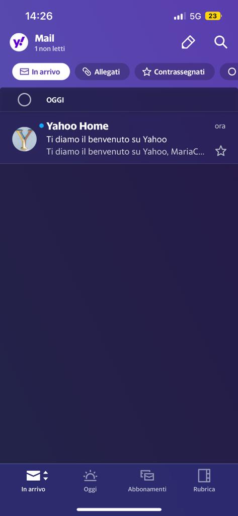 Come funziona Yahoo Mail su IOS e Android