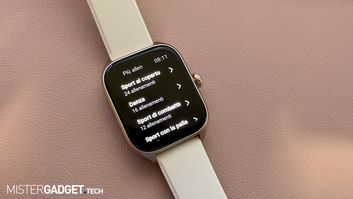 allenamenti sport amazfit gts 4 mistergadget.tech
