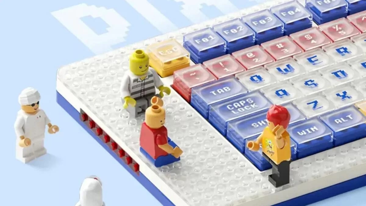 PIXEL - Tastiera meccanica con Lego