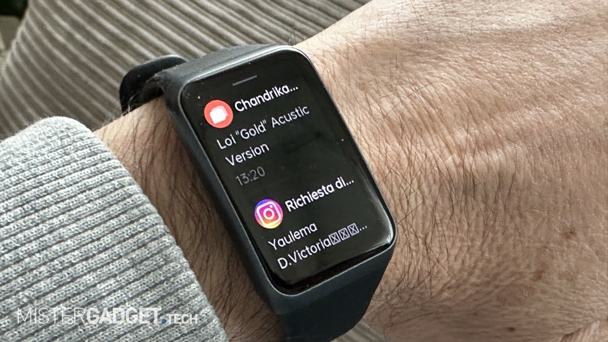 le notifiche su OPPO Band 2