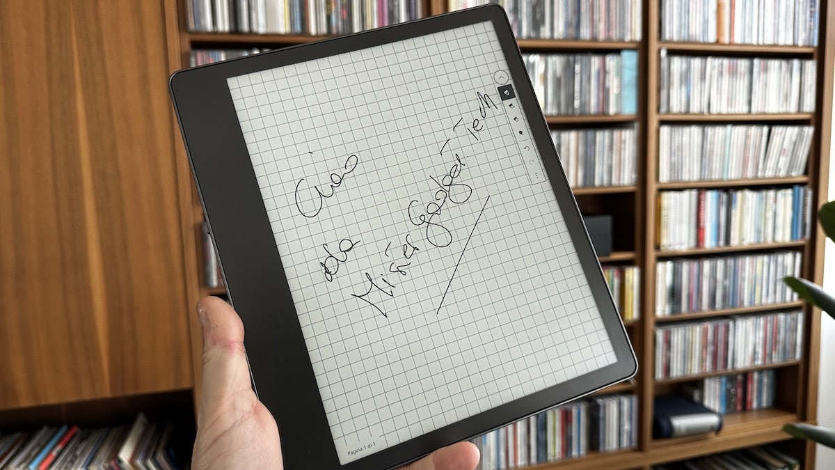 Recensione Amazon Kindle Scribe, un po' eBook un po' bloc notes