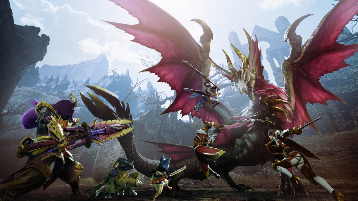 Copertina di Monster Hunter Rise