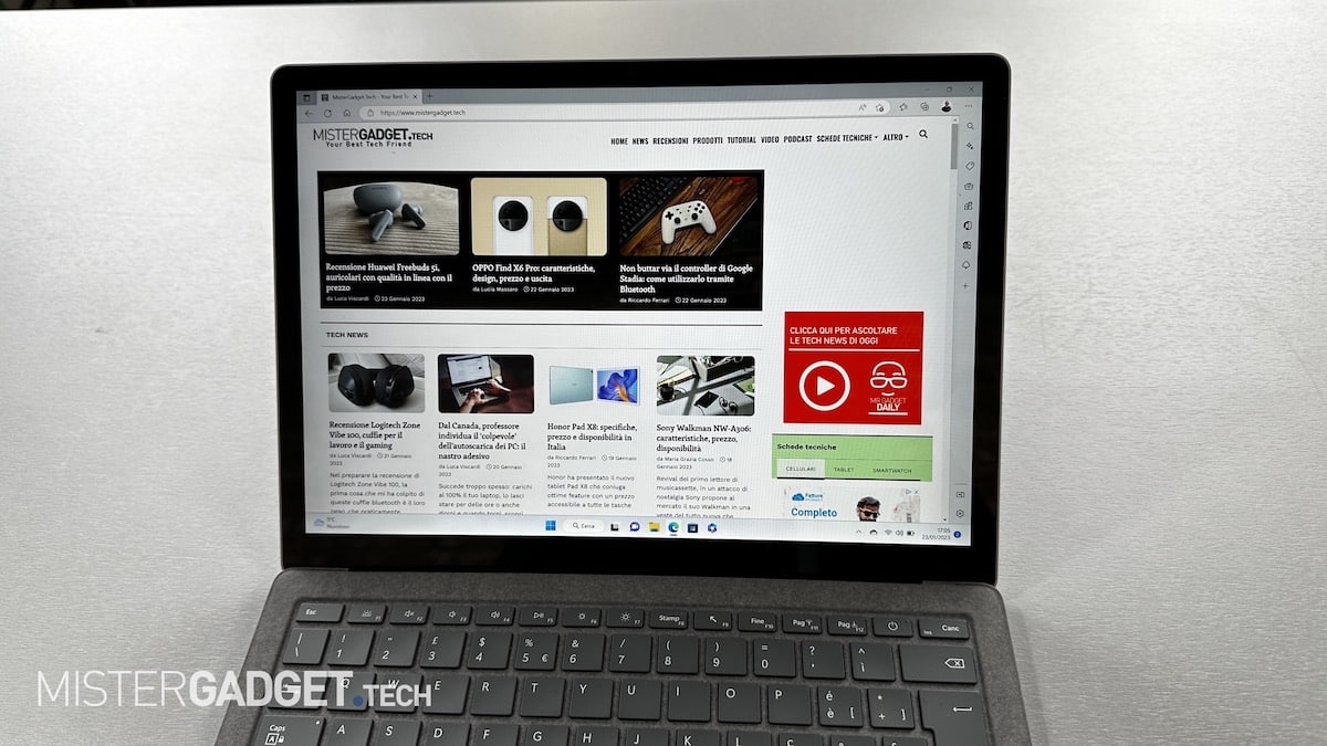 Recensione Microsoft Surface Laptop 5