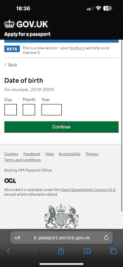 uk online passport