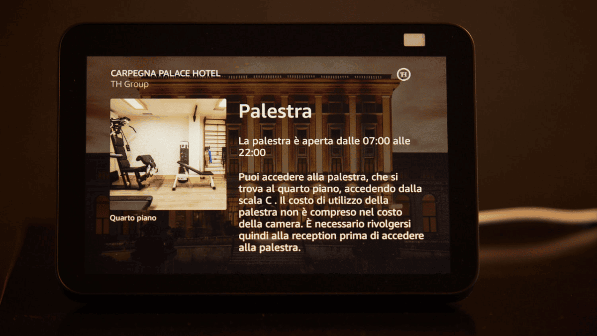 Da casa all'hotel: Alexa diventa anche concierge virtuale nelle camere d'albergo