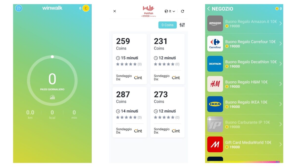 winwalk guadagnare camminando attività fisica android mistergadget.tech