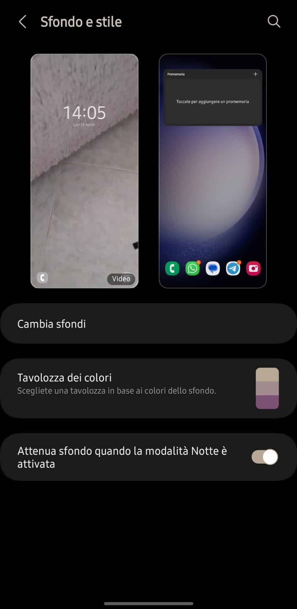 Come usare un video per lo sfondo di Samsung Galaxy