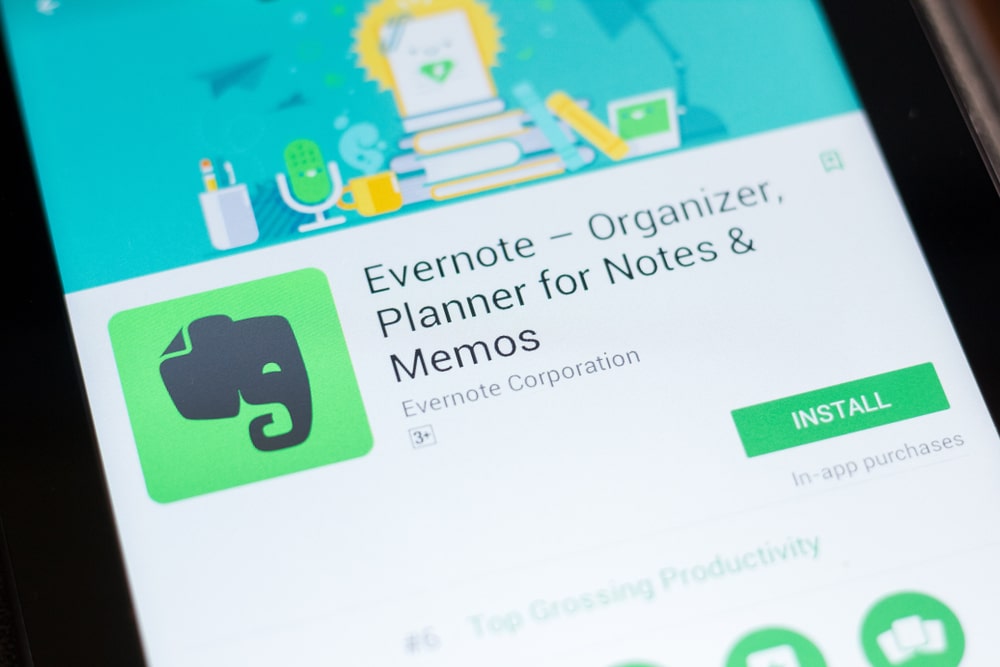 Applicazione Evernote