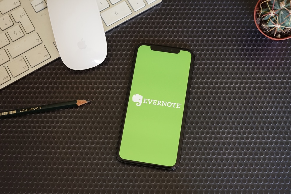 Evernote su smartphone
